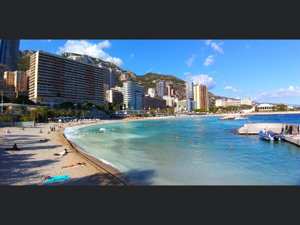 Superbe 2P vue mer, ensoleillé, piscine Roquebrune-Cap-Martin Exterior foto